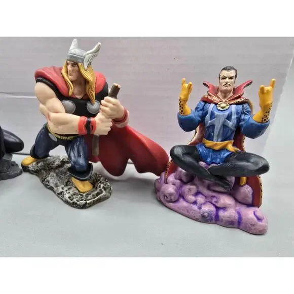 Marvel & Subs Iron Man, Avengers Hawkeye, Thor + 3” 2011 Figurines - Picture 6 of 6